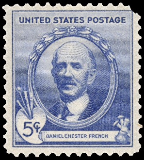 DANIEL CHESTER FRENCH (1850-1931). American sculptor. U.S DANIEL CHESTER FRENCH (1850-1931). American sculptor. U.S