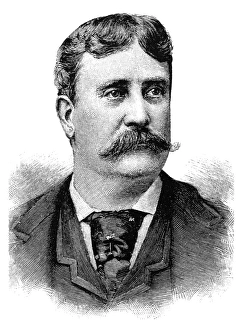 DANIEL HUDSON BURNHAM (1846-1912). American architect. Line engraving, American DANIEL HUDSON BURNHAM (1846-1912). American architect. Line engraving, American