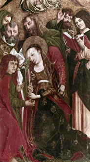 THE DEATH OF THE VIRGIN. By Marcin Czarny, Polish School, c1508 THE DEATH OF THE VIRGIN. By Marcin Czarny, Polish School, c1508