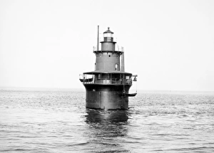 DEER ISLAND LIGHT, 1906. Boston Harbor, Massachusetts. Photographed in 1906 DEER ISLAND LIGHT, 1906. Boston Harbor, Massachusetts. Photographed in 1906