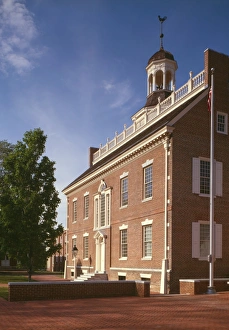 DELAWARE: STATE HOUSE. Old State House, Delaware's former capitol building, in Dover DELAWARE: STATE HOUSE. Old State House, Delaware's former capitol building, in Dover