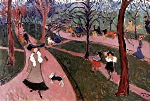 DERAIN: HYDE PARK. Oil on canvas by Andre Derain, 20th century DERAIN: HYDE PARK. Oil on canvas by Andre Derain, 20th century