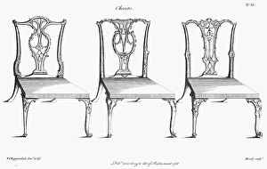 Designs for chairs, 1753, by Thomas Chippendale Designs for chairs, 1753, by Thomas Chippendale