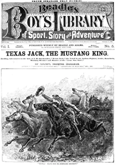 DIME NOVEL, 1882. Texas Jack, the Mustang King DIME NOVEL, 1882. Texas Jack, the Mustang King