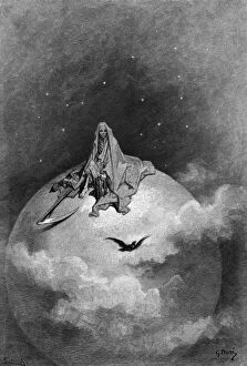 Edgar Collection: DORE: THE RAVEN, 1882. Doubting, dreaming dreams no mortal ever dared to dream before