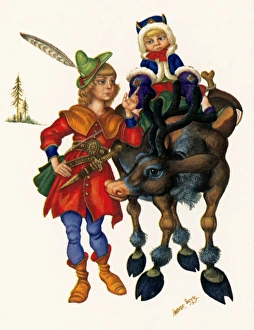 Drawing by Arthur Szyk for the fairy tale by Hans Christian Andersen Drawing by Arthur Szyk for the fairy tale by Hans Christian Andersen