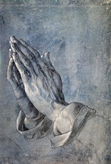 DURER: HANDS, 1508. Praying Hands (Study for an Apostle) DURER: HANDS, 1508. Praying Hands (Study for an Apostle)
