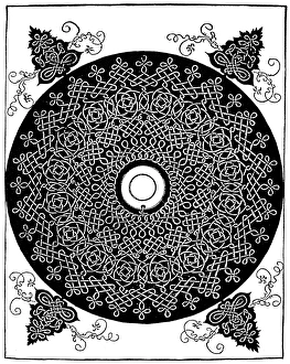 DURER: KNOT, 1507. Knots With White Disc. Woodcut, c1507, by Albrecht Durer DURER: KNOT, 1507. Knots With White Disc. Woodcut, c1507, by Albrecht Durer