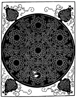 DURER: KNOT, c1507. Knots with Black Center Discs. Woodcut, c1507, by Albrecht Durer DURER: KNOT, c1507. Knots with Black Center Discs. Woodcut, c1507, by Albrecht Durer
