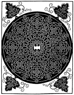 DURER: KNOT, c1507. Knots With Eight Lattices. Woodcut, c1507, by Albrecht Durer DURER: KNOT, c1507. Knots With Eight Lattices. Woodcut, c1507, by Albrecht Durer