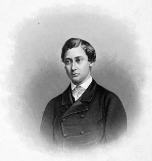 EDWARD VII (1840-1910). King of England 1901-10. Engraving after a photograph, 1860 EDWARD VII (1840-1910). King of England 1901-10. Engraving after a photograph, 1860