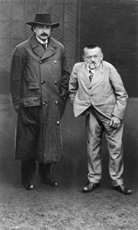 EINSTEIN WITH STEINMETZ. Albert Einstein (1879-1955), American (German-born) theoretical EINSTEIN WITH STEINMETZ. Albert Einstein (1879-1955), American (German-born) theoretical