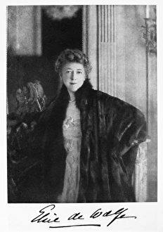 ELLA ANDERSON DE WOLFE (1865-1950). American decorator. Photographed c1900 ELLA ANDERSON DE WOLFE (1865-1950). American decorator. Photographed c1900