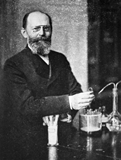 EMIL FISCHER (1852-1919). German chemist. Photographed c1902 EMIL FISCHER (1852-1919). German chemist. Photographed c1902
