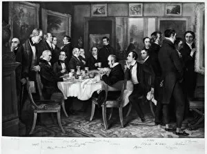 Robert Gallery: ENGLAND: POETS, 1815. A breakfast party in 1815 at the home of the poet Samuel Rogers (1765-1855)