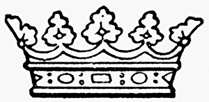 ENGLISH CROWN. Coronet of a Duke of England ENGLISH CROWN. Coronet of a Duke of England