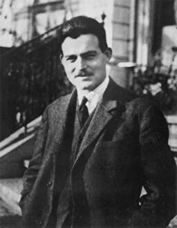 Images Dated 6th April 2010: ERNEST HEMINGWAY (1899-1961). American writer. Photographed in Paris, 1922