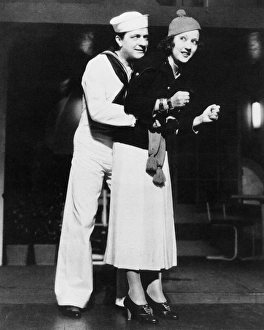 ETHEL MERMAN (1908-1984). American actress and singer. Photographed with co-star William ETHEL MERMAN (1908-1984). American actress and singer. Photographed with co-star William