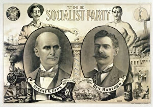 Advertisement Gallery: Eugene V. Debs and Ben Hanford as the Socialist Party candidates for President