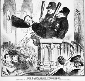 FASHIONABLE PREACHER, 1884. Our Rampageous Preachers FASHIONABLE PREACHER, 1884. Our Rampageous Preachers