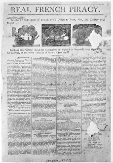 FEDERALIST BROADSIDE, 1808. Real French Piracy FEDERALIST BROADSIDE, 1808. Real French Piracy