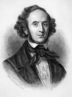 FELIX MENDELSSOHN (1809-1847). German composer, pianist and conductor. Etching FELIX MENDELSSOHN (1809-1847). German composer, pianist and conductor. Etching