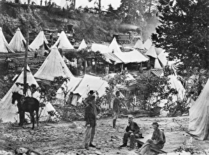 Field hospital at City Point, Virginia. Photographed by Mathew Brady Field hospital at City Point, Virginia. Photographed by Mathew Brady