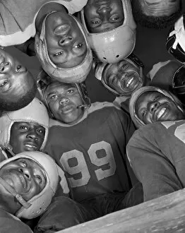 Gordon Parks Gallery: FOOTBALL TEAM, 1943. The football team from Bethune-Cookman College in Daytona Beach, Florida