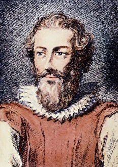 FRANCOIS VIETE (1540-1603). French mathematician. Lithograph, 19th century FRANCOIS VIETE (1540-1603). French mathematician. Lithograph, 19th century