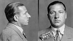 Images Dated 4th October 2010: FRANK COSTELLO (1891-1973). American gangster. Photographed by the New York City Police Department
