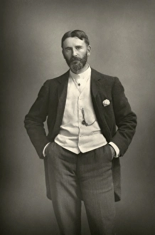 FRANK DICKSEE (1853-1928). British painter. Photograph by W. & D. Downey, c1893 FRANK DICKSEE (1853-1928). British painter. Photograph by W. & D. Downey, c1893