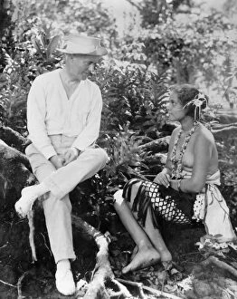 Traveler Gallery: FREDERICK O BRIEN (1869-1932). American writer. O Brien on Samoa, 1915