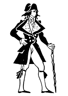 FRENCH FASHION, c1795. An Incroyable, or dandy, c1795 FRENCH FASHION, c1795. An Incroyable, or dandy, c1795