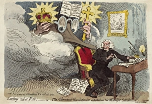 FRENCH REVOLUTION: CARTOON. Smelling Out a Rat FRENCH REVOLUTION: CARTOON. Smelling Out a Rat