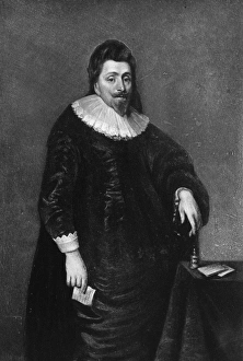GEORGE CALVERT (c1580-1632). 1st Baron Baltimore. English proprietor in America GEORGE CALVERT (c1580-1632). 1st Baron Baltimore. English proprietor in America