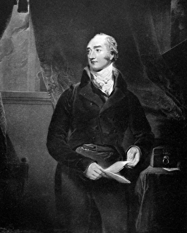 GEORGE CANNING (1770-1827). English statesman. Mezzotint after Sir Thomas Lawrence GEORGE CANNING (1770-1827). English statesman. Mezzotint after Sir Thomas Lawrence