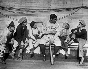 Images Dated 18th August 2011: GEORGE H. RUTH (1895-1948). Known as Babe Ruth. American baseball player