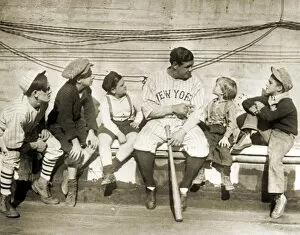 Images Dated 18th August 2011: GEORGE H. RUTH (1895-1948). Known as Babe Ruth. American baseball player