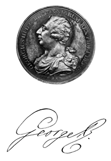 GEORGE III (1738-1820). King of Great Britain, 1760-1820. Medal by C.H. Kuchler GEORGE III (1738-1820). King of Great Britain, 1760-1820. Medal by C.H. Kuchler