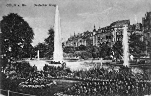 GERMANY: COLOGNE, c1915. The Deutscher Ring in Cologne, Germany. Illustration, c1915 GERMANY: COLOGNE, c1915. The Deutscher Ring in Cologne, Germany. Illustration, c1915