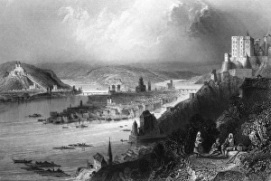 GERMANY: PASSAU. A view of Passau at the confluence of the Inn GERMANY: PASSAU. A view of Passau at the confluence of the Inn