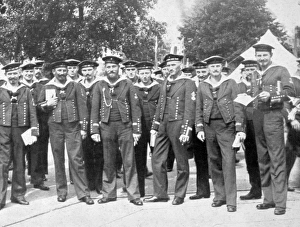 GERMANY: SAILORS, c1914. German sailors, part of the buildup of forces just prior GERMANY: SAILORS, c1914. German sailors, part of the buildup of forces just prior
