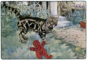 THE GINGERBREAD BOY. Illustration by Frederick Richardson for a 1923 collection of THE GINGERBREAD BOY. Illustration by Frederick Richardson for a 1923 collection of