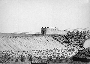 GOLD RUSH, 1859. Bents Fort erected by William Bent in 1853 to replace the old fort GOLD RUSH, 1859. Bents Fort erected by William Bent in 1853 to replace the old fort
