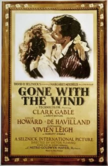 Butler Gallery: GONE WITH THE WIND, 1939. American poster, 1939, featuring Vivien Leigh and Clark Gable