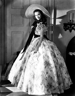 Textile Gallery: GONE WITH THE WIND, 1939. Vivien Leigh as Scarlett O Hara in a still from the film Gone With The