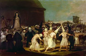 GOYA: FLAGELLANTS, 1793. Procession of the Flagellants GOYA: FLAGELLANTS, 1793. Procession of the Flagellants