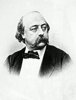 Images Dated 9th January 2007: GUSTAVE FLAUBERT (1821-1880). French novelist. Photographed by Nadar