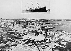 Images Dated 6th February 2007: HALIFAX HARBOR, 1917. View of the wreckage in the railroad yards on the Richmond