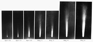 HALLEY'S COMET, 1910. The comet entering the Solar System in 1910 HALLEY'S COMET, 1910. The comet entering the Solar System in 1910